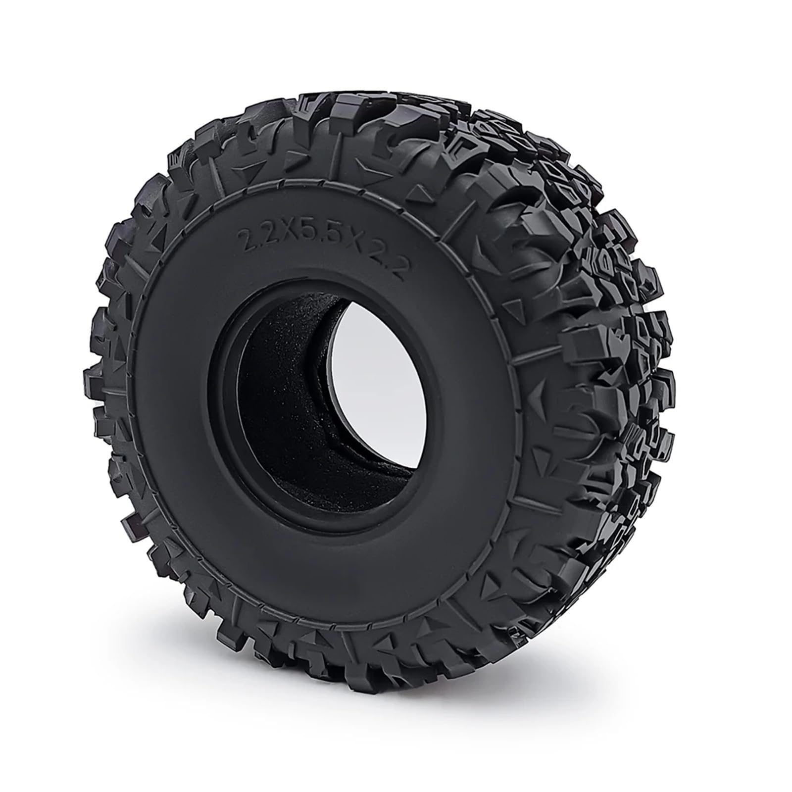 Neumáticos RC para Axial para SCX10 90046 AXI03007 TRX4 TRX6 D90 para Wraith 1/10 Piezas De Coche Trepador Control Remoto 4 Uds Neumáticos Goma 2, Pulgadas Y 140mm