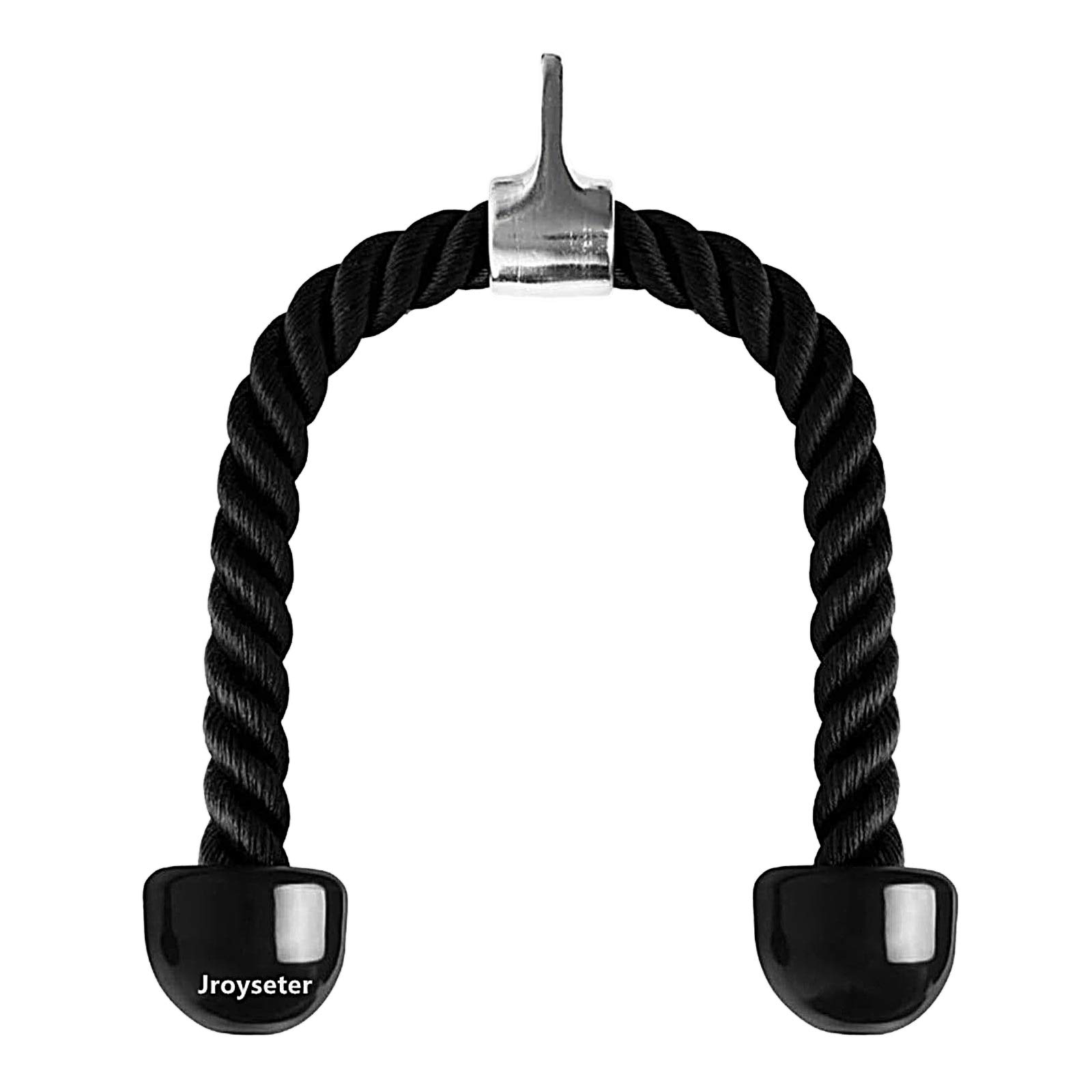 Jroyseter 70cm Double Head Biceps Biceps Rope Nylon Pull Down Training Triceps Pull Rope Gym Fitness Tool Accessories Shape Body Equipment Galvanized Steel Lifting Lugs