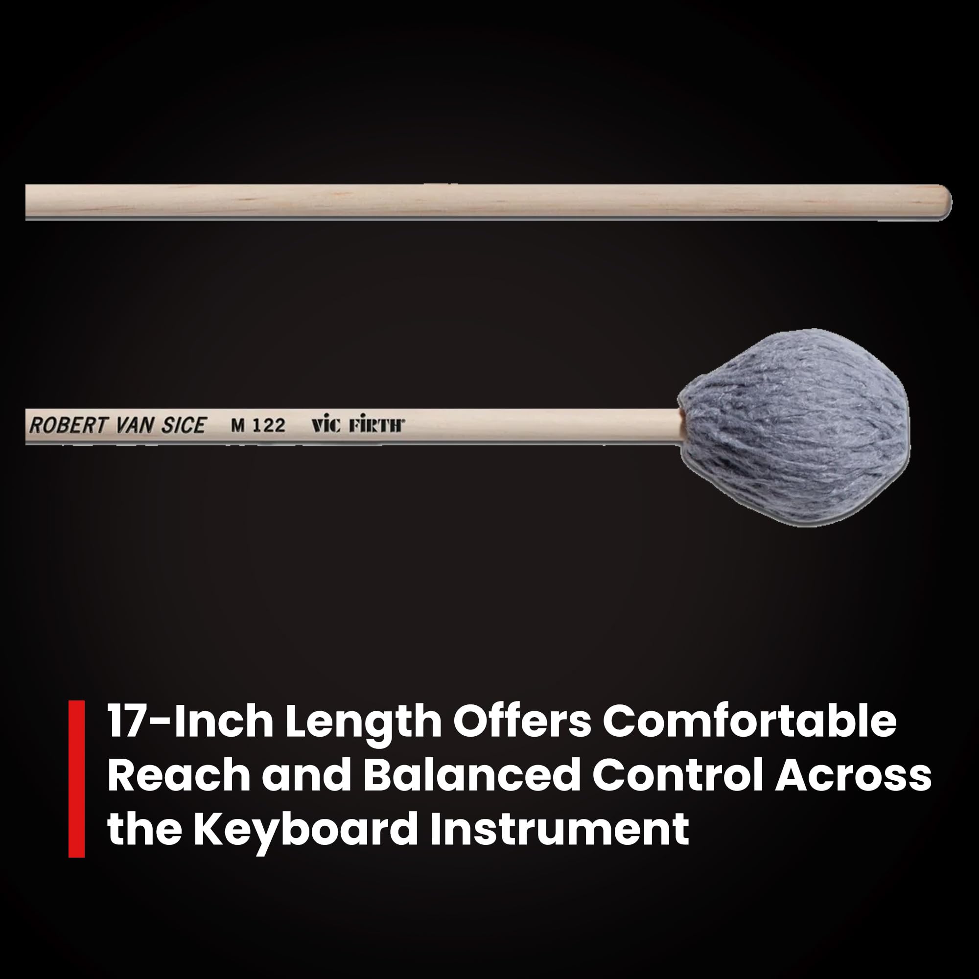VIC FIRTH Keyb. Mallets M122 Robert van Sice Serie