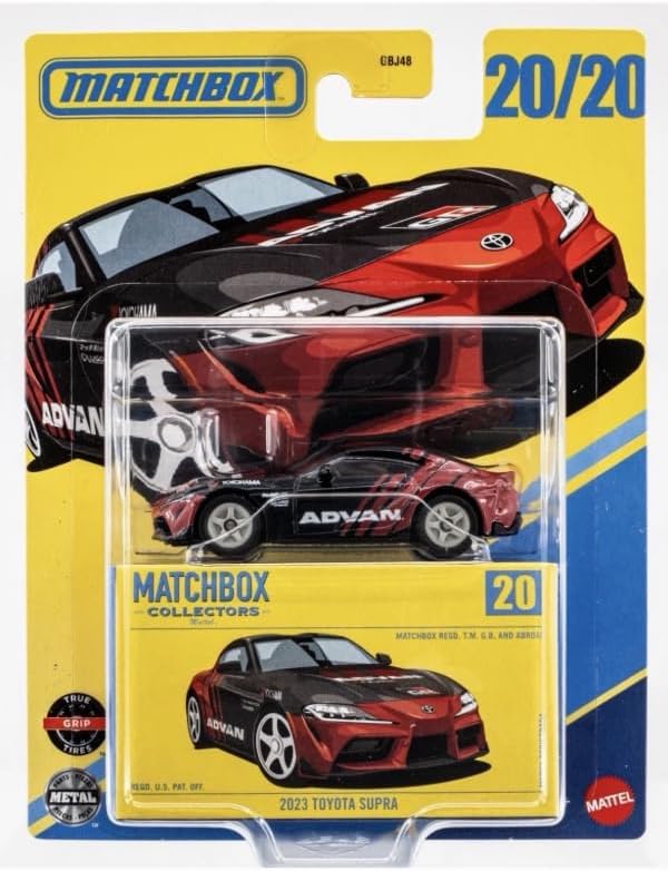 Matchbox Collectors Series 2023 Toyota Supra [Black] 20/20, 1:64 Scale Diecast Toy Vehicle