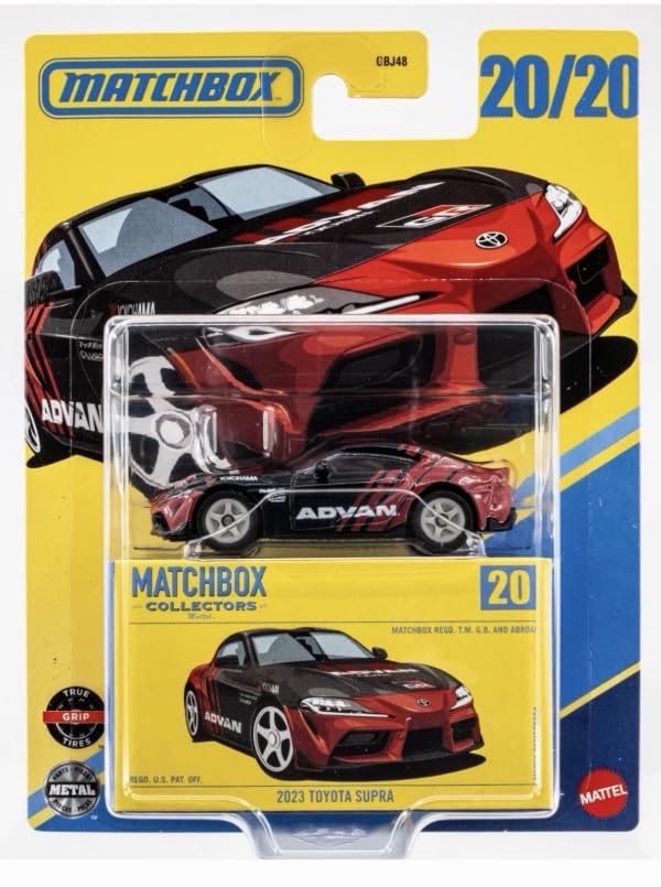 Matchbox Toyota Supra 2023 Negro 1:64 Escala miniatura 1