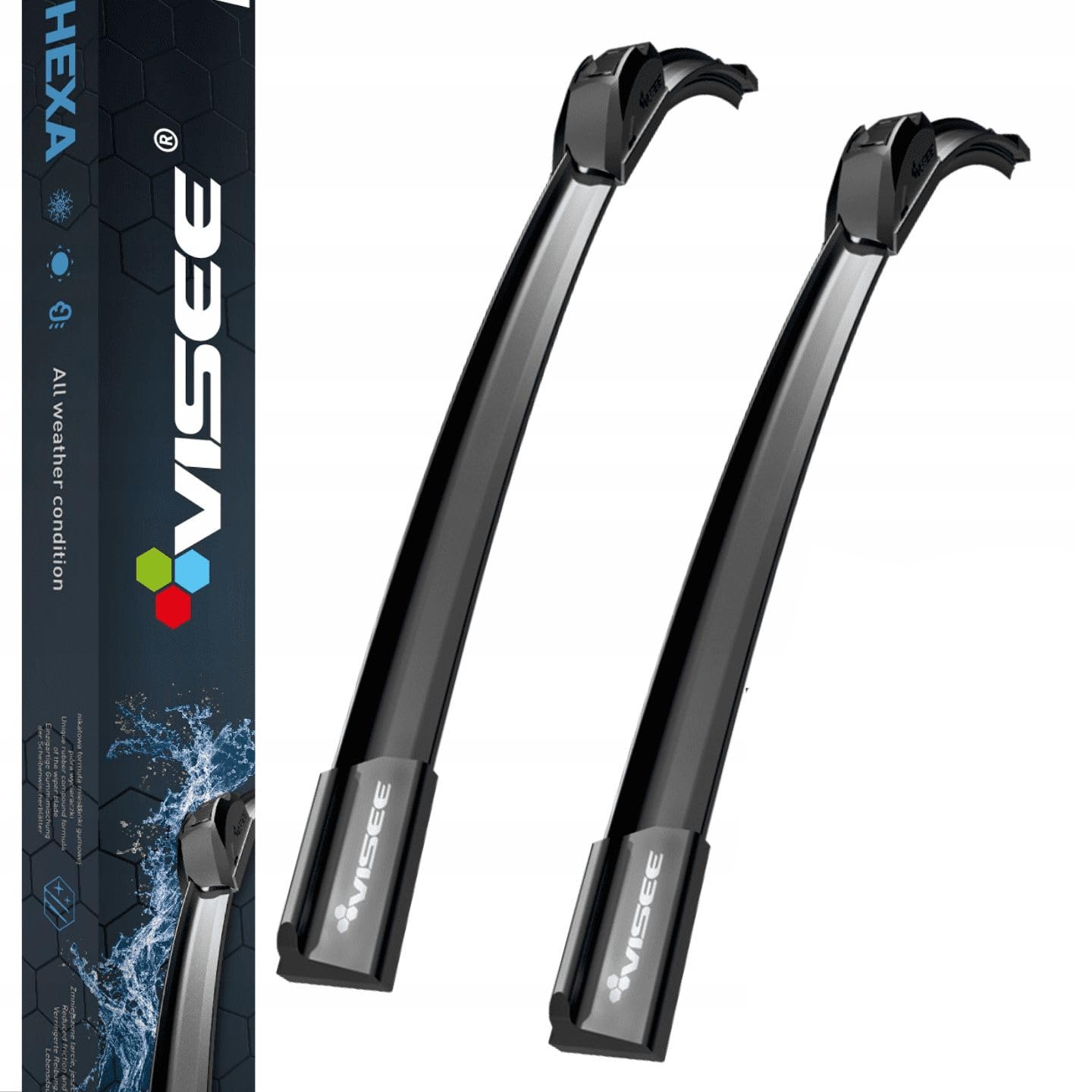 Visee HEXA Visee Limpiaparabrisas con Hojas para el Parabrisas Delantero. RENAULT Arkana I (LCM, LDN) 09.2020-600mm/450mm