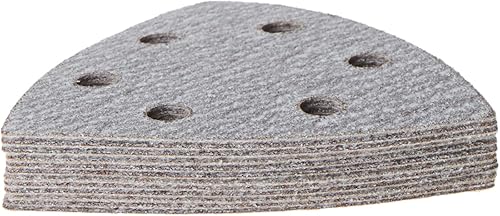 DEWALT DWASPTRI12 - Papel de lija triangular de grano 120, paquete de 12, color negro