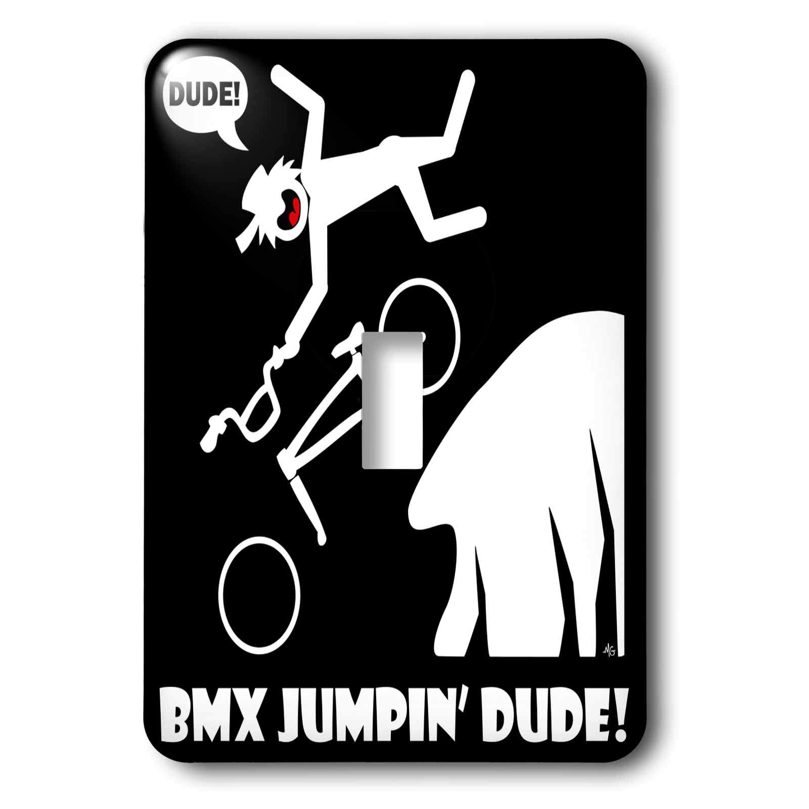 BMX Jumpin Interrupteur à Bascule Simple Décoration Chambre Ado Noir