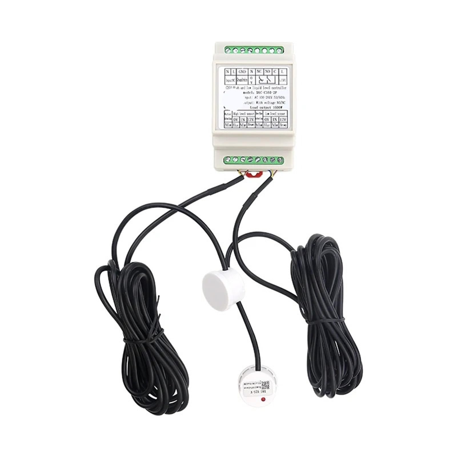 Controlador de nivel de líquido sin contacto con sensor, interruptor de flotador de inducción, bomba de agua, reposición automática de agua(XKC-C350-3P 5m)
