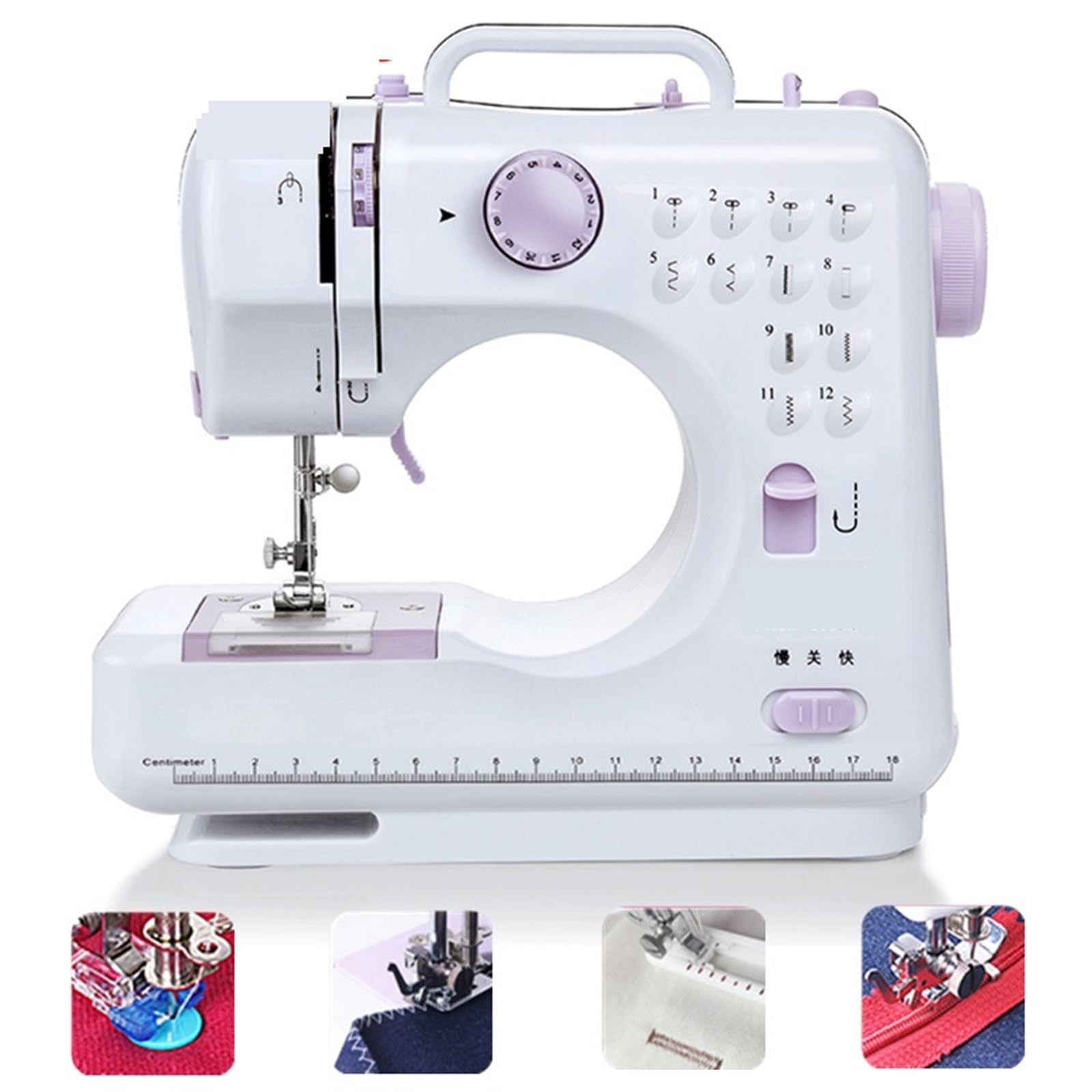 Mini macchina da cucire for principianti multifunzione elettrica for la casa per principianti e fai da te