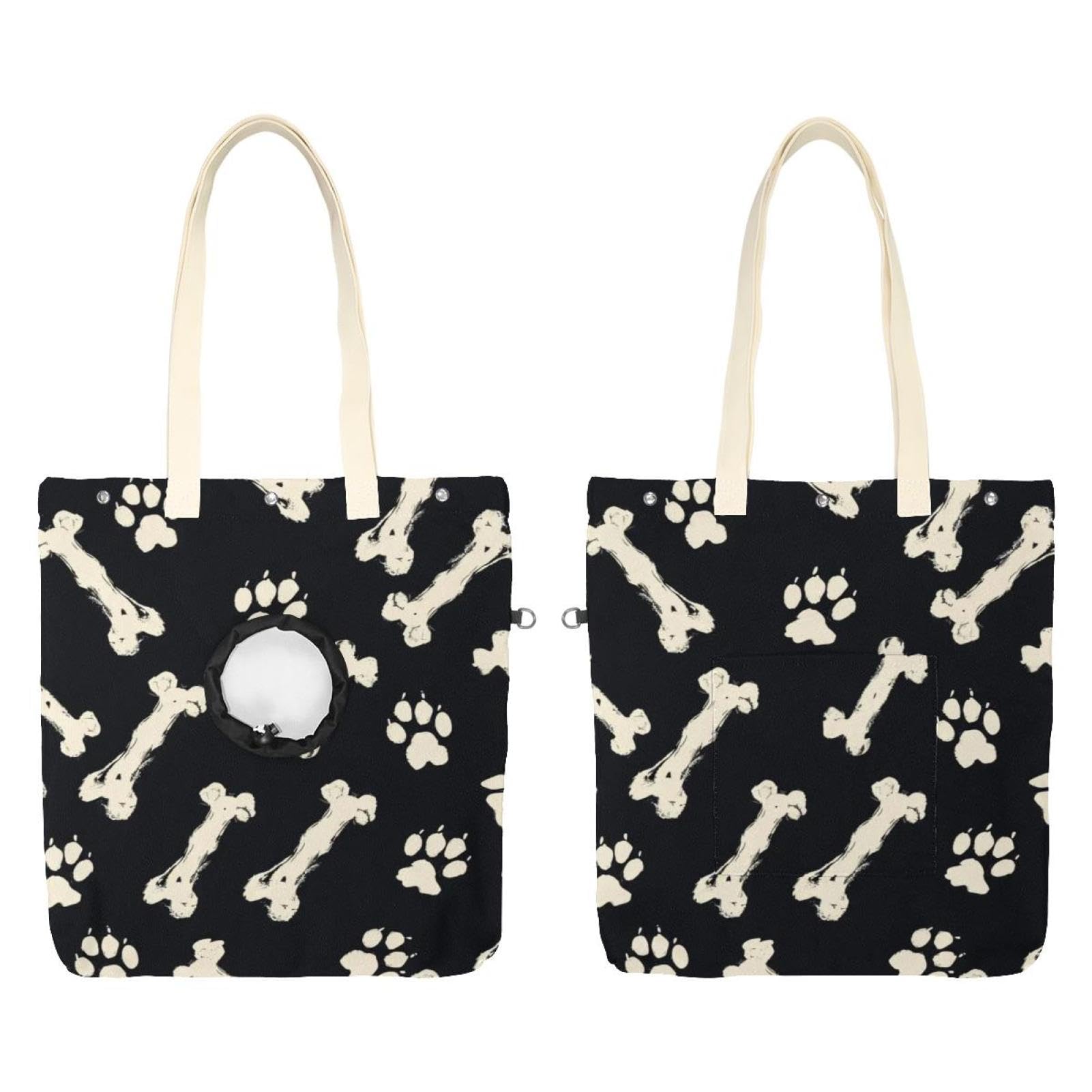 Bolsa de transporte manos libres tipo bandolera para viajes y paseos con mascotas