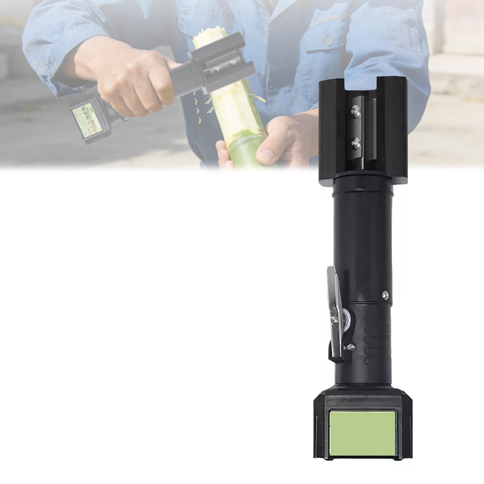 Pelador eléctrico automático de caña de azúcar, máquina raspadora de alta velocidad para pelar frutas y verduras, hoja de acero inoxidable de 7500 rpm