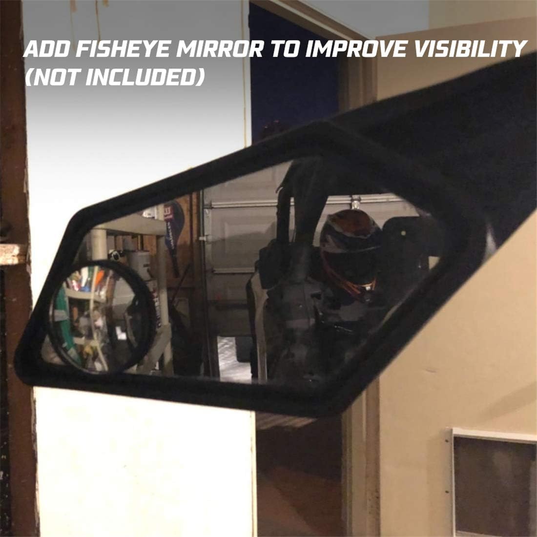 Kiwi Master X3 Side Mirrors Compatible for 2017-2023 Can Am Maverick X3 Accessories Rear View Racing Mirror #715002898