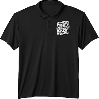 Underwater Basket Weaving Performance Polo Shirt