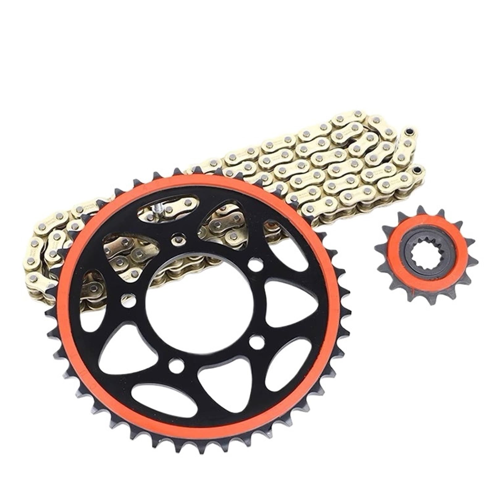 Motor Piñón Compatible con Benelli TRK 502 502X TRK502 TRK502X Kit de piñón de Cadena 14T 15T 42T 44T Moto Piñon Delantero(TRK502 42T 15T HO)