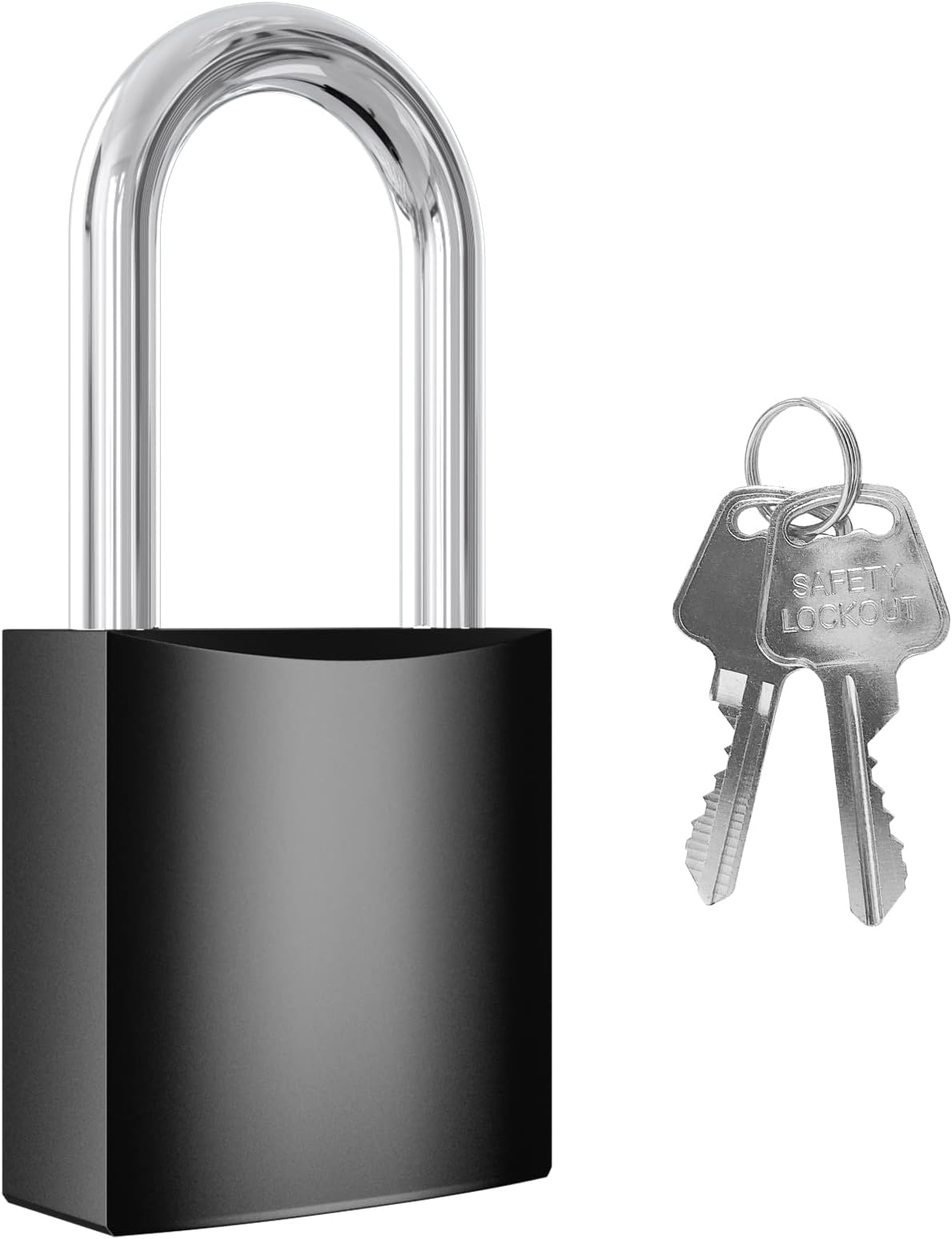 Locks with Keys, [Aluminum Lock, Waterproof] Locker Lock, Pad Lock Outdoors, Padlock with 2 Keys, Locks for School Gym Locker, Office, Garage, Shed, Fence, Warehouse (Black)