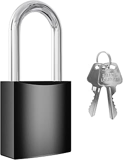 Padlock with Key, [1.49in Long Shackle] Diyife 40mm Heavy Duty Padlocks Outdoor Weatherproof Lock Aluminum Padlocks keyed Alike for School Gym Locker, Office, Garage, Shed, Fence, Warehouse (2 Keys).
