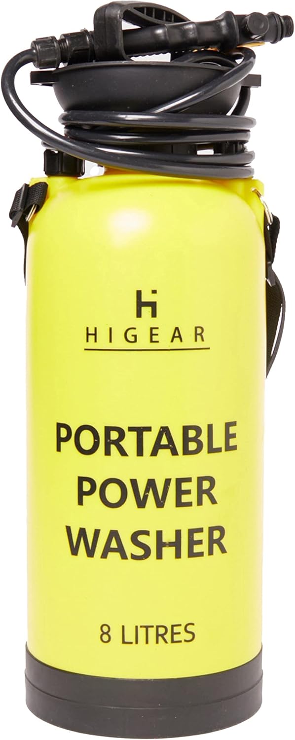 HiGear 8 Litre Portable Power Washer, Portable Washing Sprayer