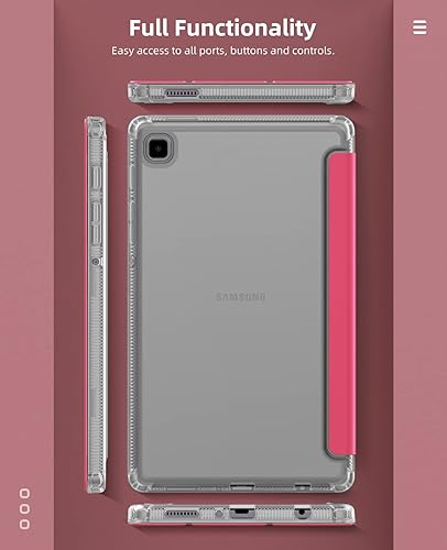 Miniatura 8 de MoKo Funda compatible con Samsung Galaxy Tab A7 Lite de 8.7 pulgadas SM-T225T220T227, funda inteligente delgada y ligera con soporte triple con TPU