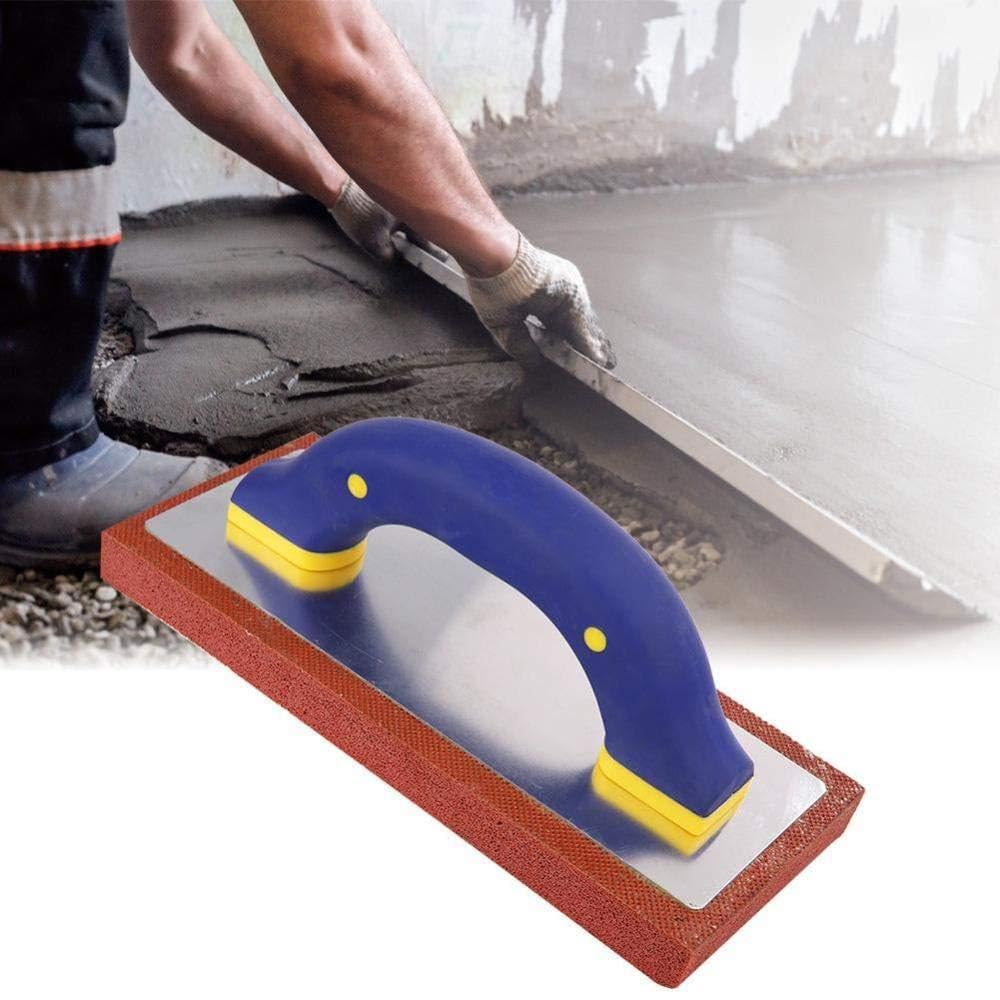 Truelle en béton et flotteur pour réussir le jointoiement de carrelage
