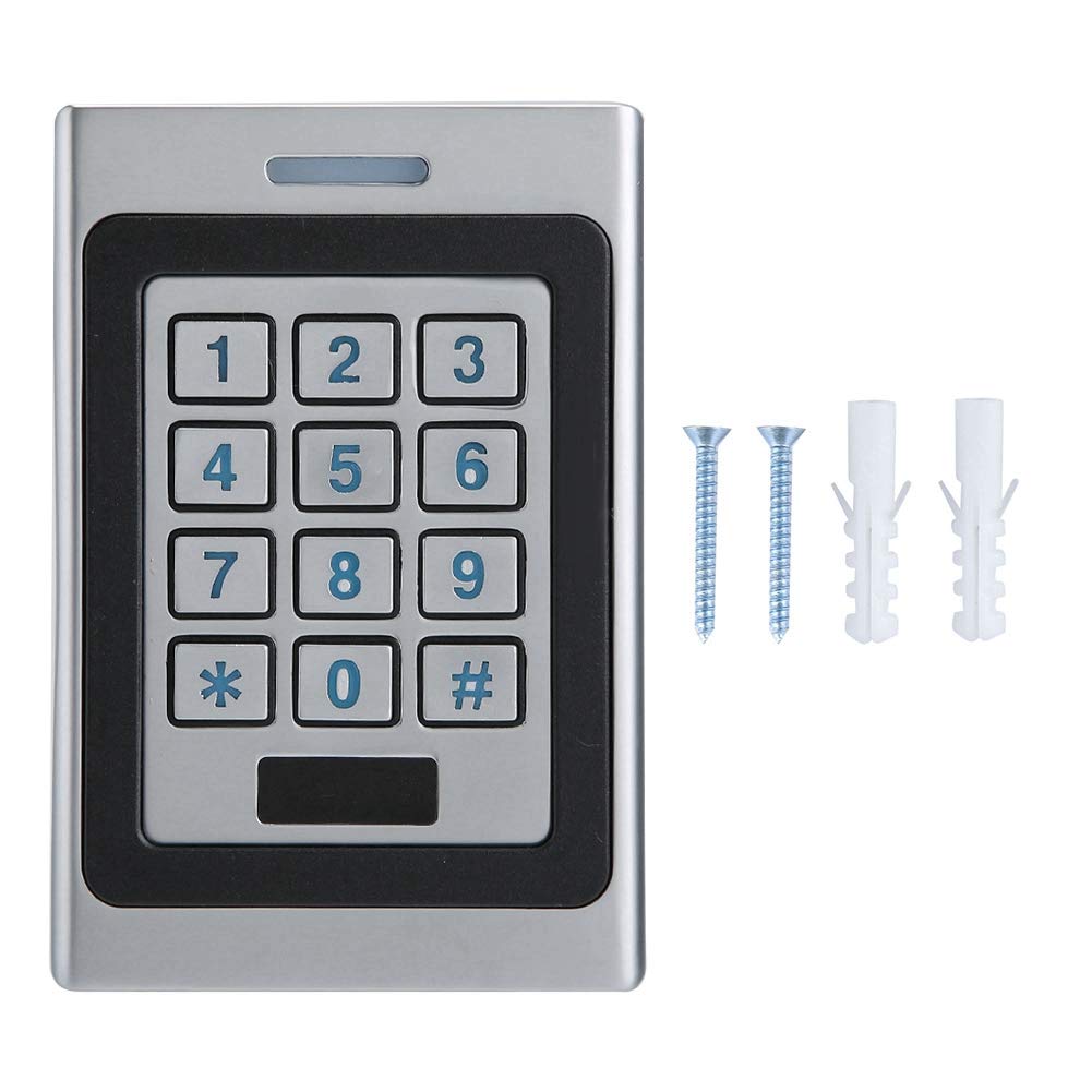 Forside og bagside view of the Sonew A7-RK-EM RFID Access Controller with technical labels