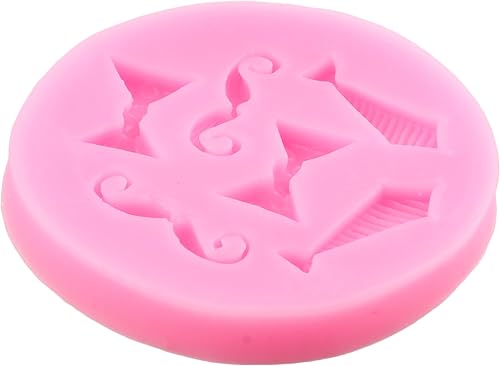 Miniatura 9 de RFGHAC Molde de silicona para barba, mini pajaritas, molde de fondant de chocolate para decoración de tartas, decoración de cupcakes, pasta de goma,