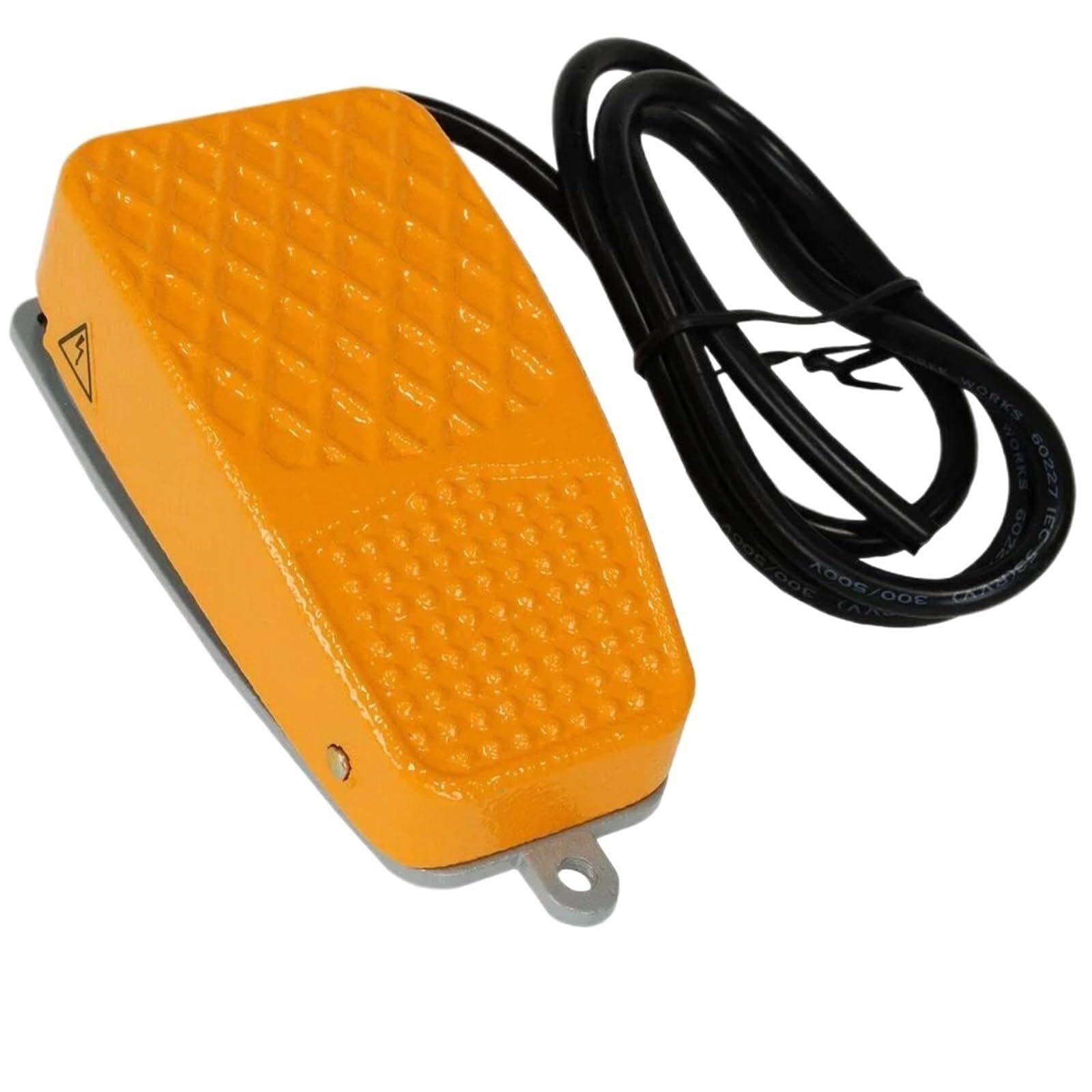 1 x przełącznik nożny, aluminiowy przełącznik nożny, 250 V AC, 10 A, elektryczny Momentary, 15 cm, antypoślizgowy , akcesoria