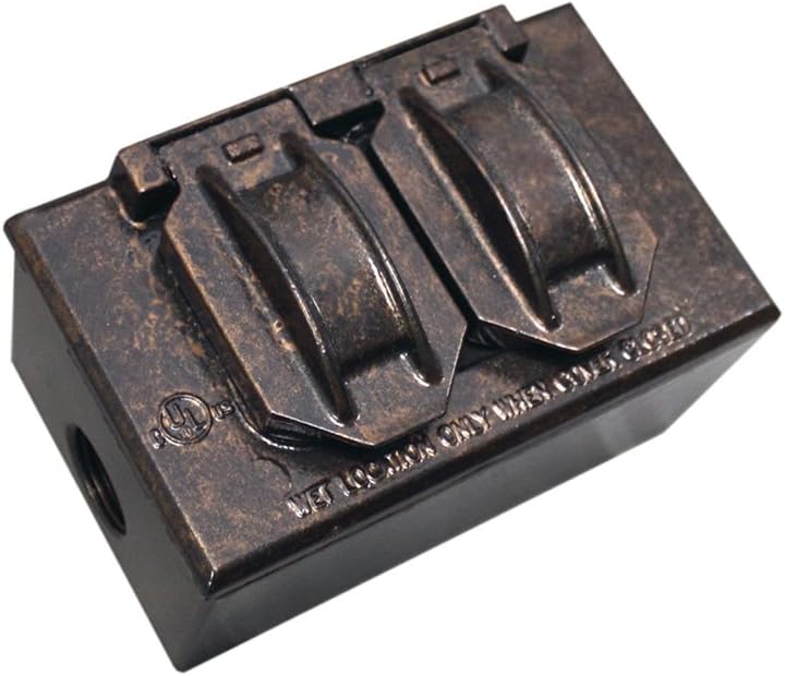 Sigma Engineered Solutions, Oil Rubbed Bronze Sigma Electric 16446ORB TRWR Duplex Receptacle Kit