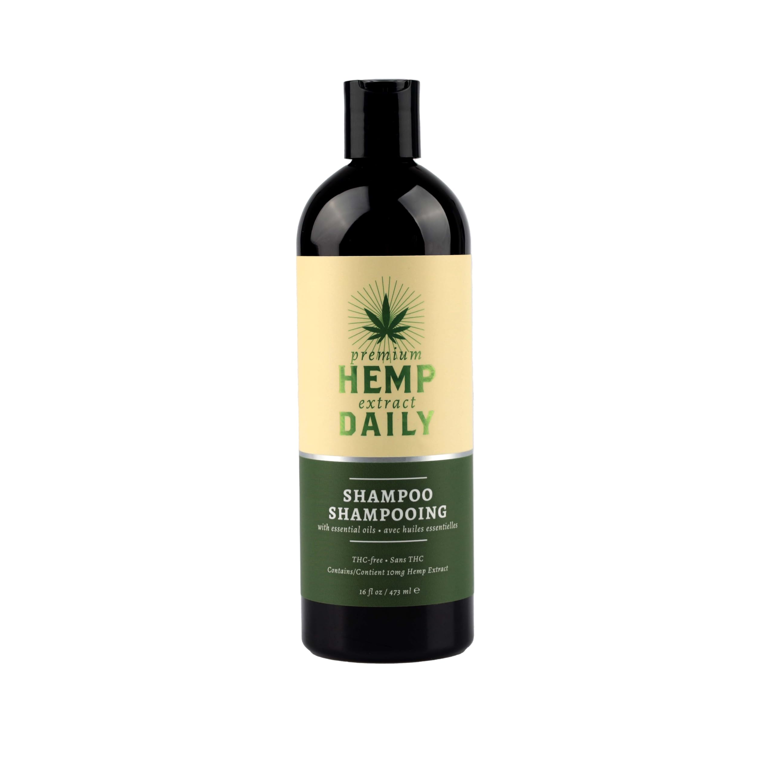 Hemp Daily Shampoo | Hemp, Argan, and Essential Oils | THC-free | 16 fl oz