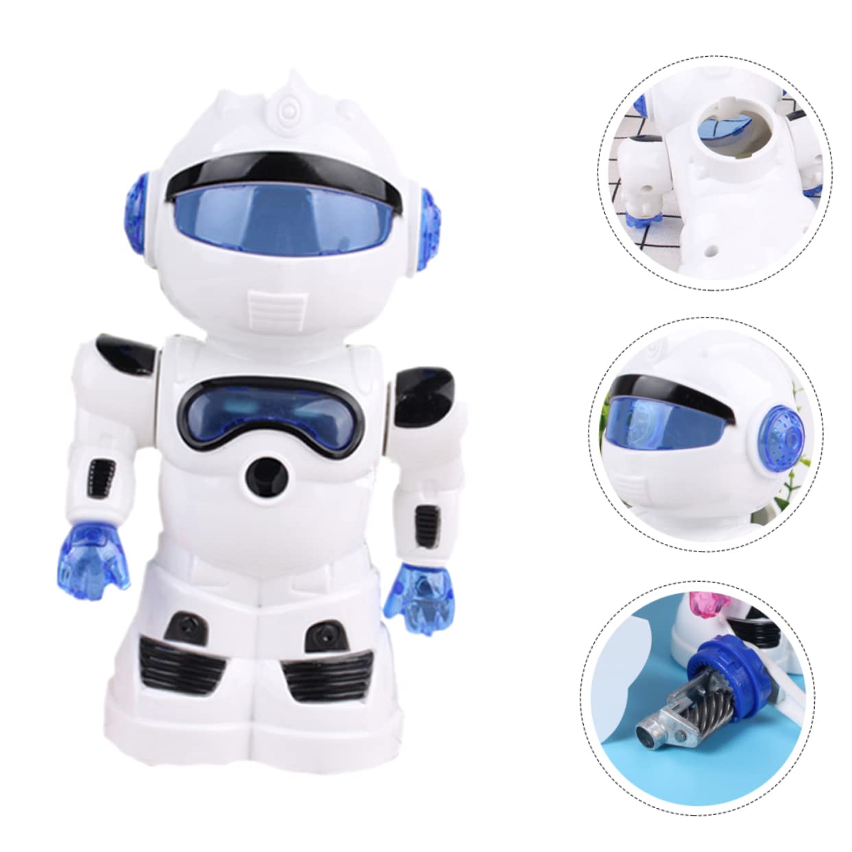 5 Pièces taille-crayon robotique taille-crayons électriques décor de construction pour de garçon scolaire enfants taille-crayons étudiants adorable taille-crayon Métal Blue