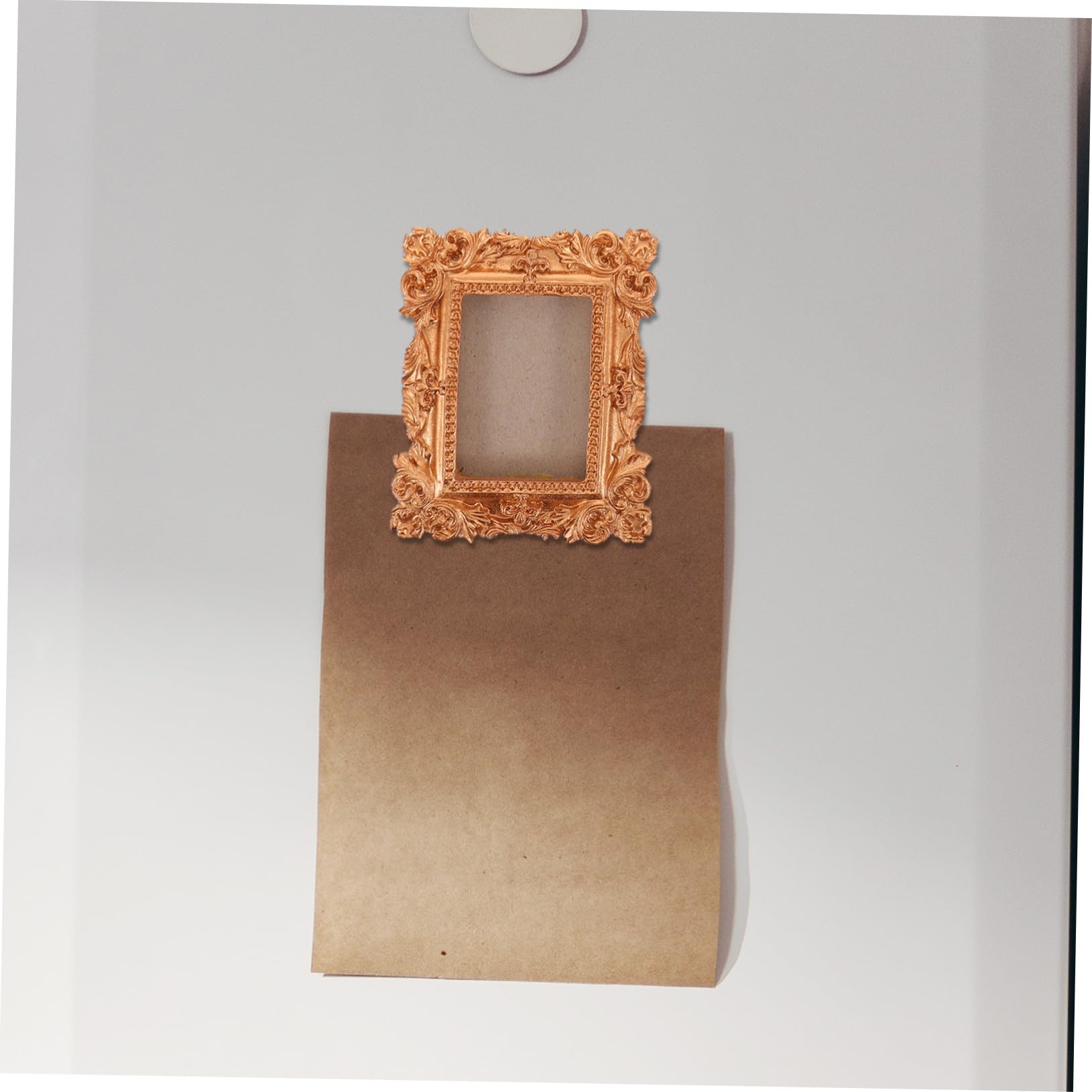TOYANDONA 5 Szt. Częściowy Magnetycznych Zdjęcia z Muszlami i Suszonymi Kwiatami Owalne i Prostokątne Ramki Magnetyczne Lodówkę Złoty Design Do Wyświetlania Pamiątek z Podróży