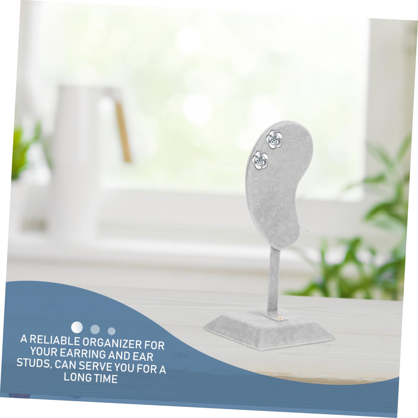 Jewelry Display Stand Shape Organizer Schmuckohrohrschern Ohrringe Chic Design für Einzelhandelsgeschäfte Home Trade Messen langlebiger praktischer Ohrringhalter EIS Jewelry