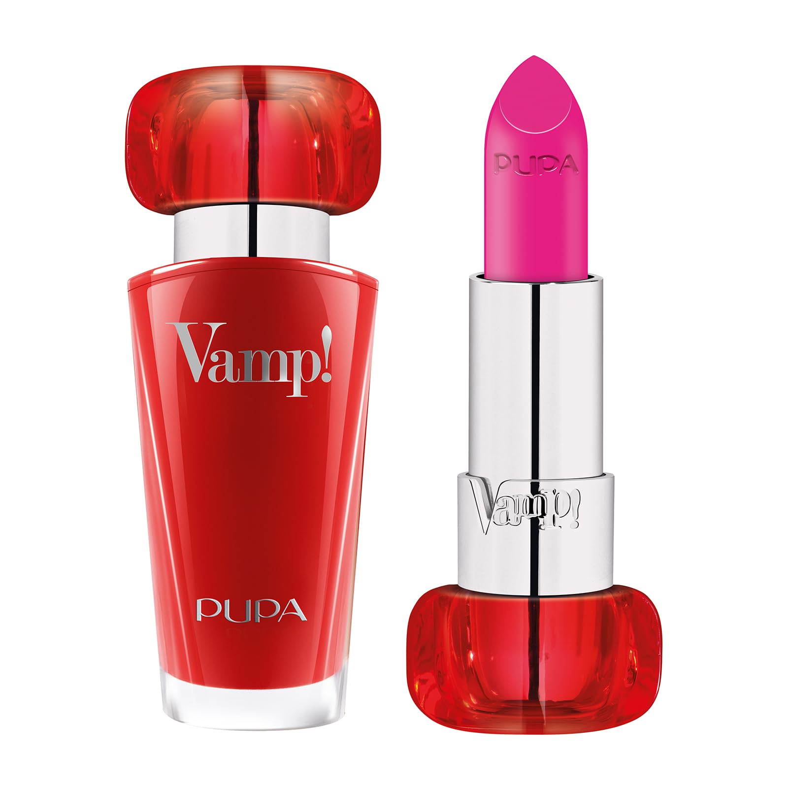 Pupa MilanoHoliday Land Vamp Extreme Colour Lipstick, 208 Electric Fuchsia, 0.123 oz - Lipstick for Women - Lip Plumper - Intense Lip Color
