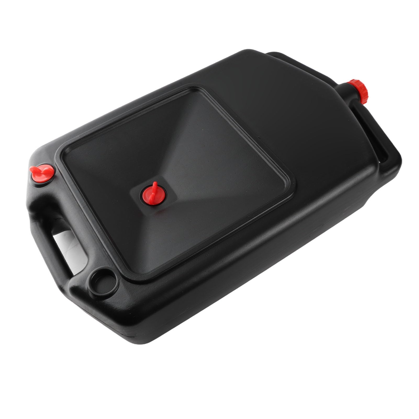 Fabater Contenedor de Drenaje de Aceite de 12 litros con Diseño de Perfil bajo, Bandeja de Drenaje de Aceite Automotriz Multifuncional con Asa para Vehículos Todo Terreno, Camiones, Motocicletas y