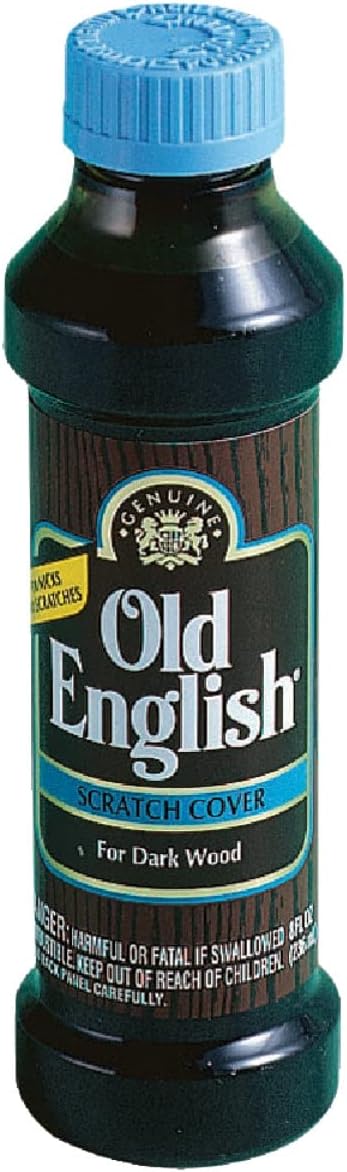 Old English Scratch Cover For Dark Woods, 8 fl oz Bottle, Wood Polish