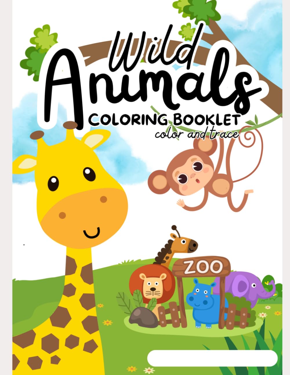 WILD ANIMAL COLOURING BOOK
