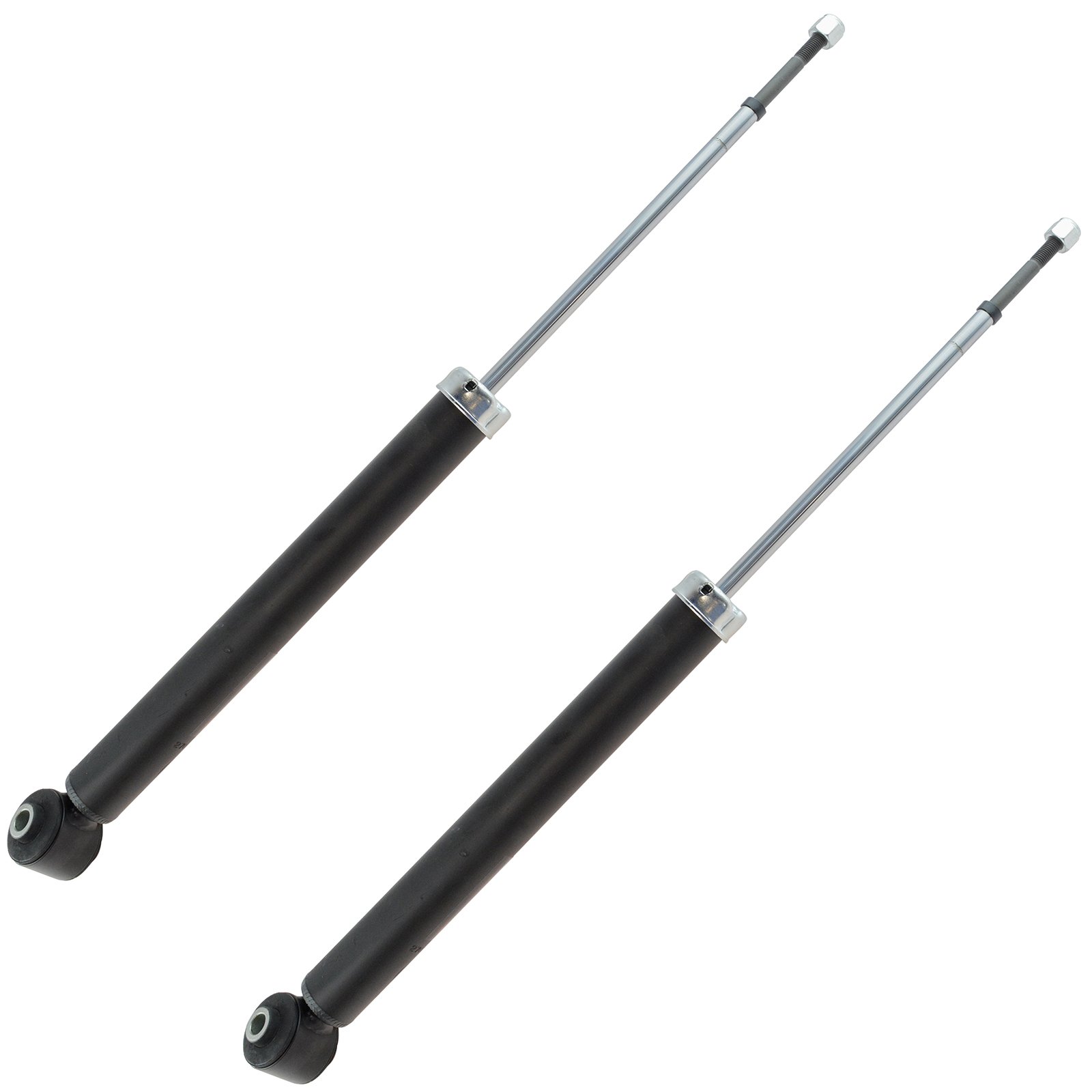TRQ Rear Shock Absorber Set Compatible with 2006-2011 Hyundai Accent Kia Rio Rio5 2014-2019 Soul