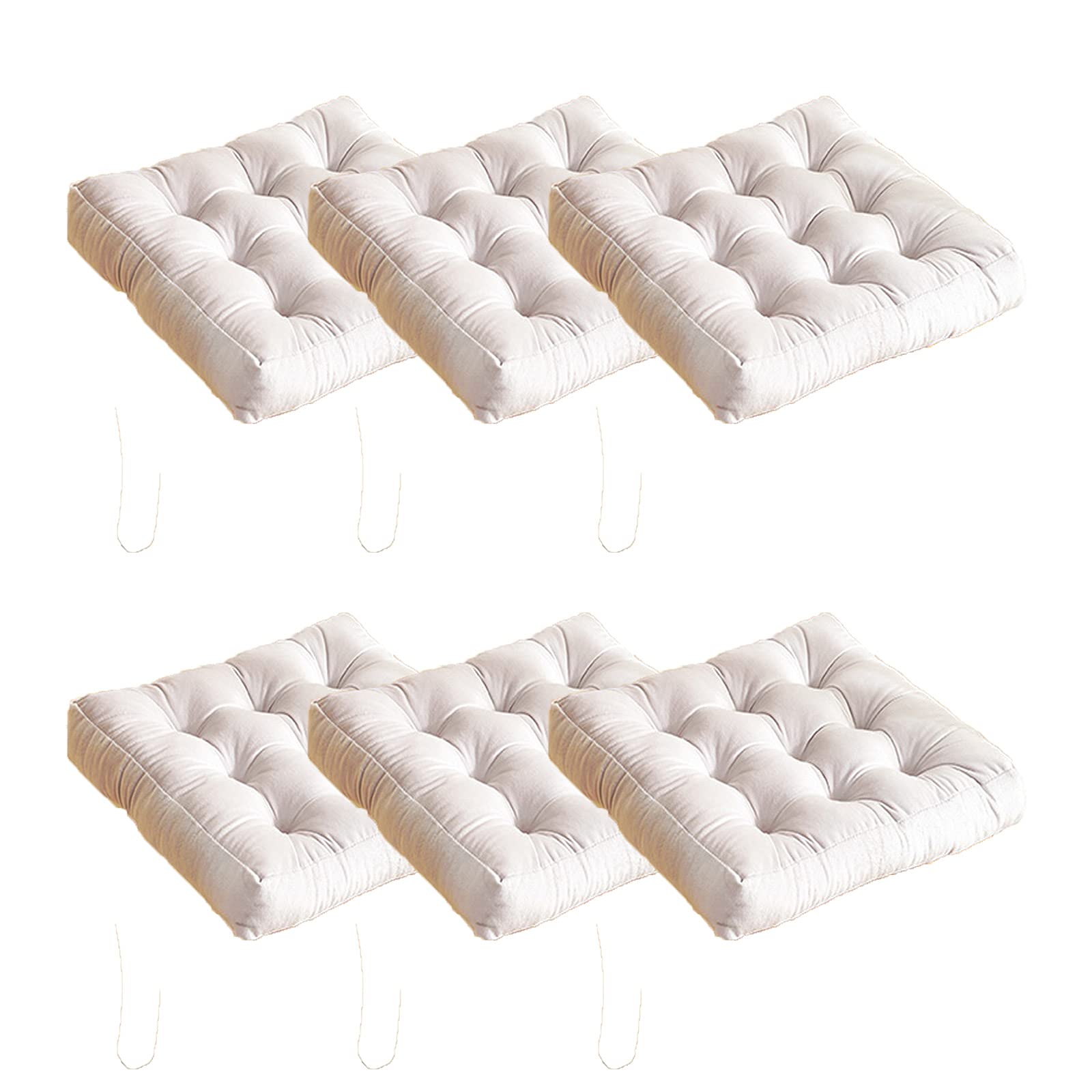 Coussin de chaise d'extérieur 45x45 cm confortable pour salon de jardin et terrasse