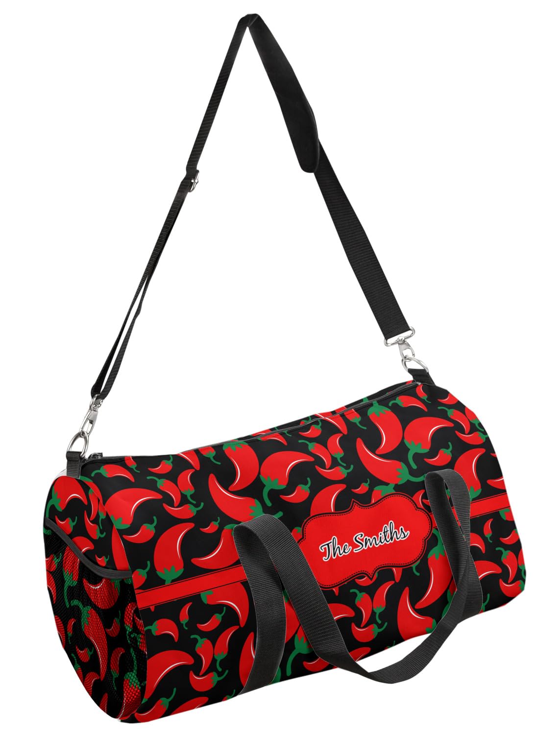YouCustomizeIt Personalized Chili Peppers Duffel Bag - Small