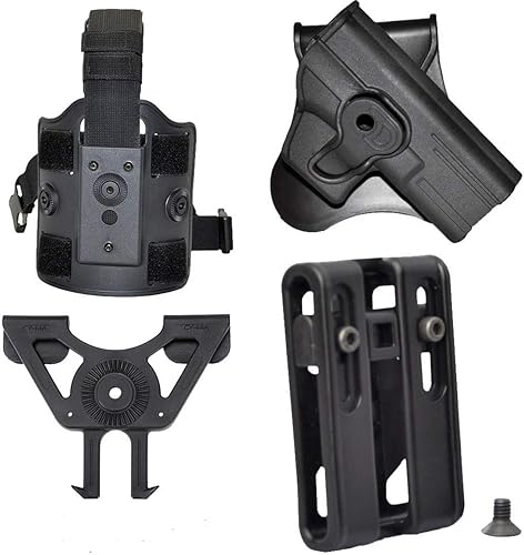 Miniatura 9 de Tactical Scorpion Gear Modular Nivel II Paddle Holster se adapta a Smith  Wesson SW MP Compact 9 y 40