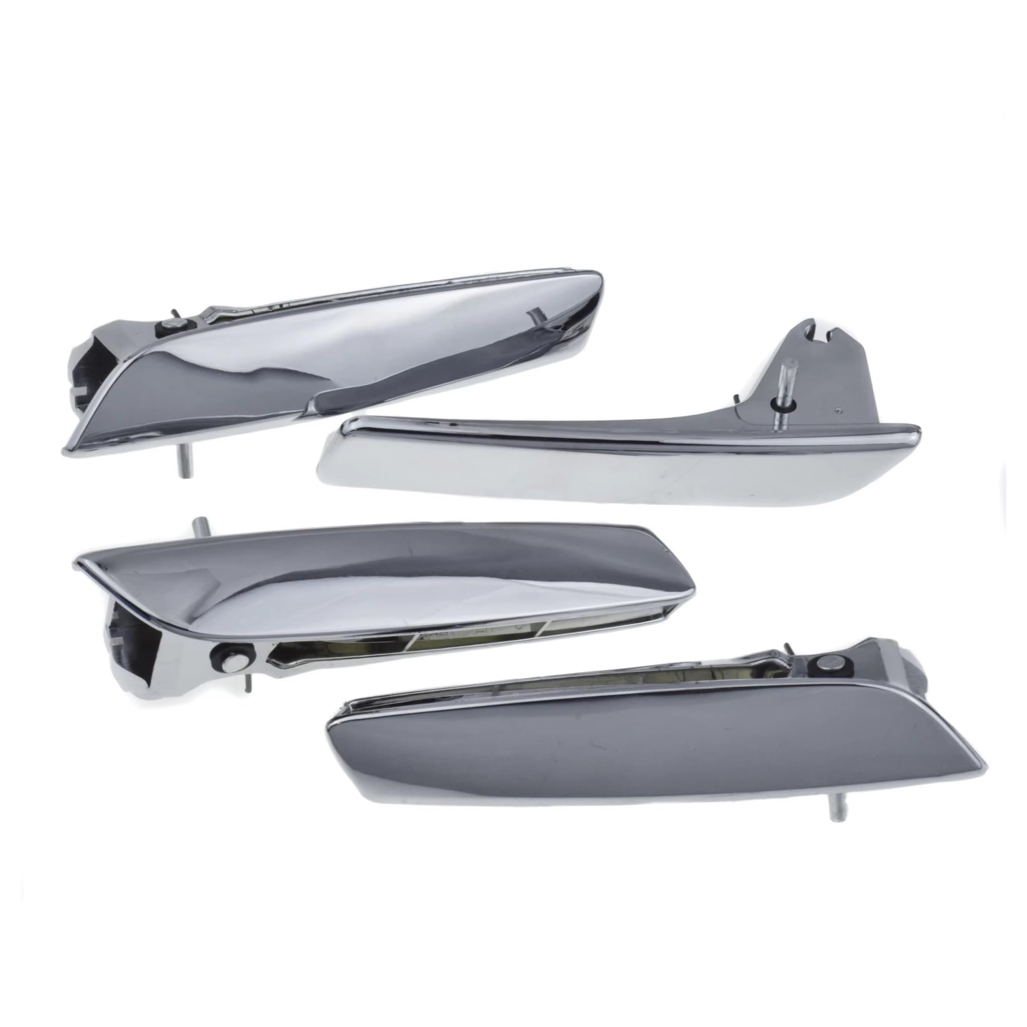 Hhfksci Car Interior Door Pull Handle 4Piece for Cadillac for Escalade 2007-2014 Interior Inside Door Pull Handle Left Right