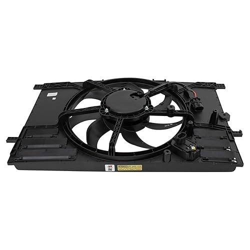 Miniatura 6 de TRQ Conjunto de ventilador de refrigeración del radiador compatible con Jeep Renegade 2019-2021