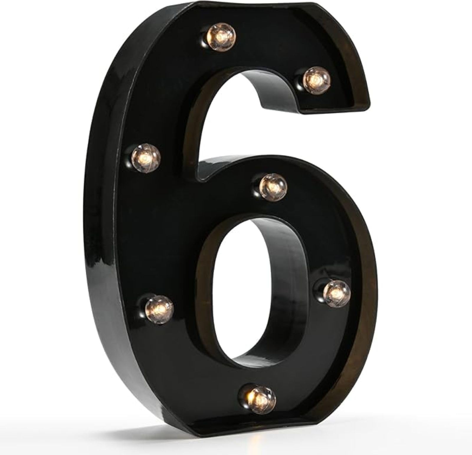 Jemnpela LED Marquee Letter Number Sign Lights Glitter Light Up Alphabet Figure Night Light for Birthday Party Wedding Home Bar Holiday Wall Decoration