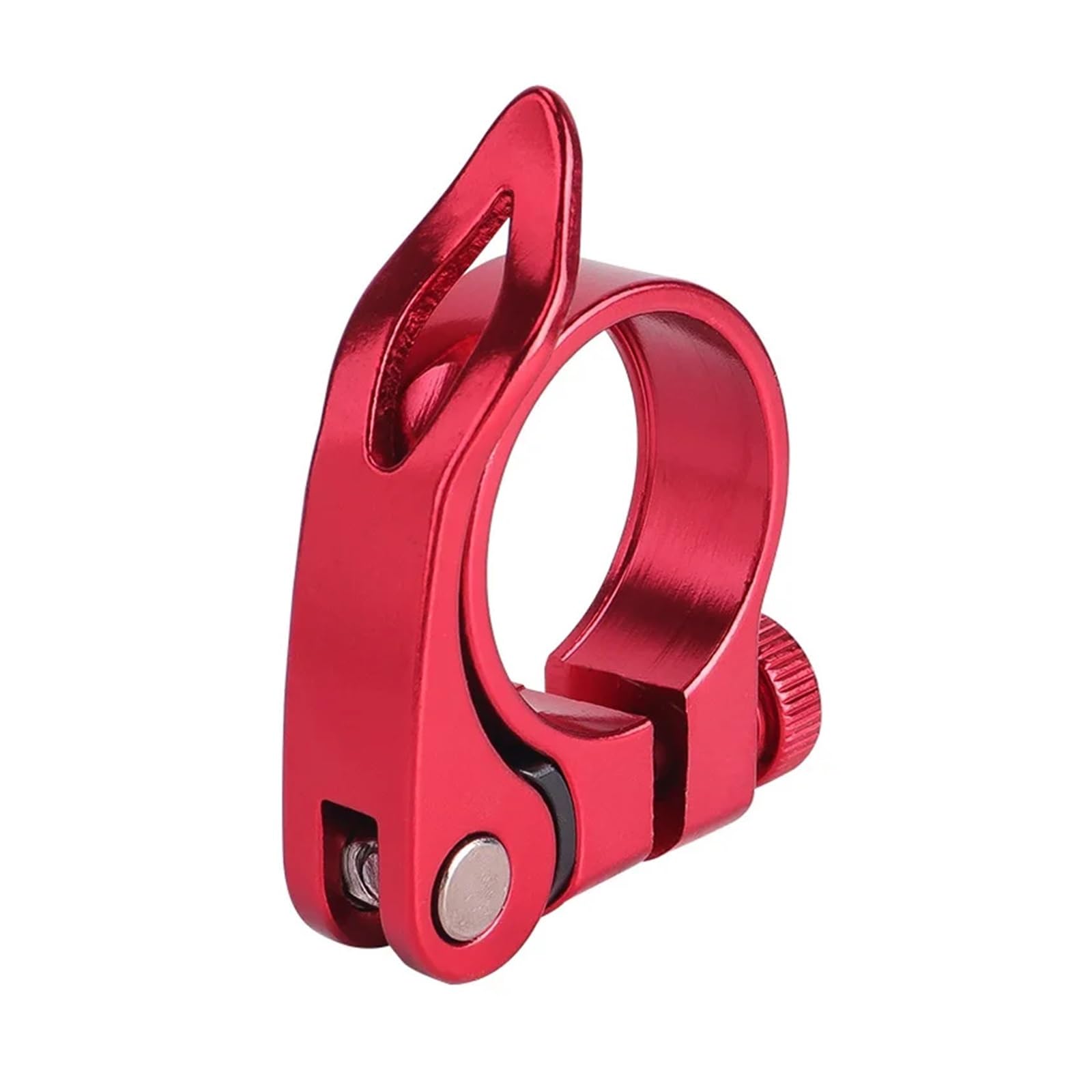 Yangshe 34Mm-Red 8-Piece Quick Release Seat Tube Clamp Ring For Bicycles Pad Fixing Bicycle Parts And Accessories (34.9 Mm/31.8 Mm) For Most Bicycles(34Mm-Red)