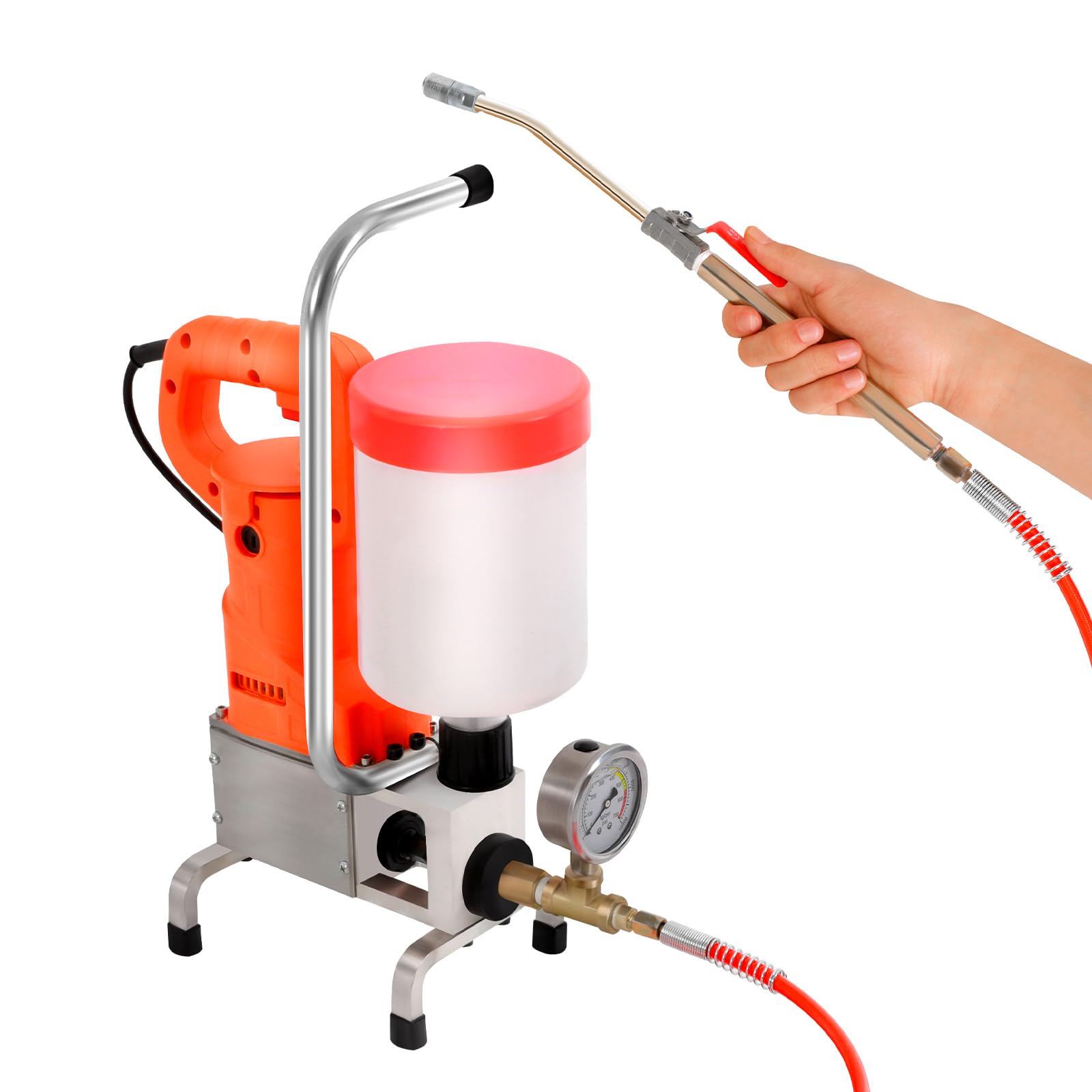 Pompa di iniezione ad alta pressione 720 W, pompa di iniezione 10000 psi, macchina di riempimento ad alta pressione per sigillatura efficace del calcestruzzo