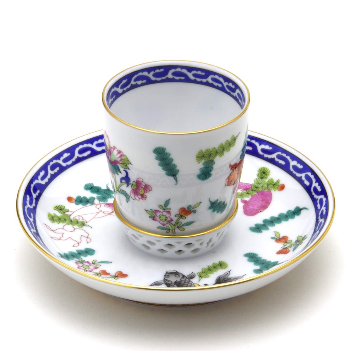 Amazon | ヘレンド(Herend) コーヒーカップ(03373) ポワッソン/リッチ