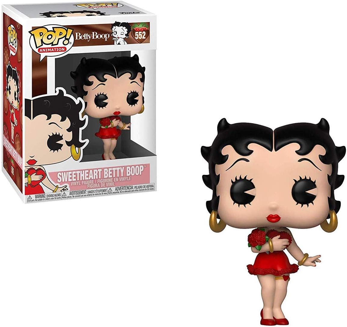 Funko Pop! Animation: Valentine Betty Boop Toy, Multicolor