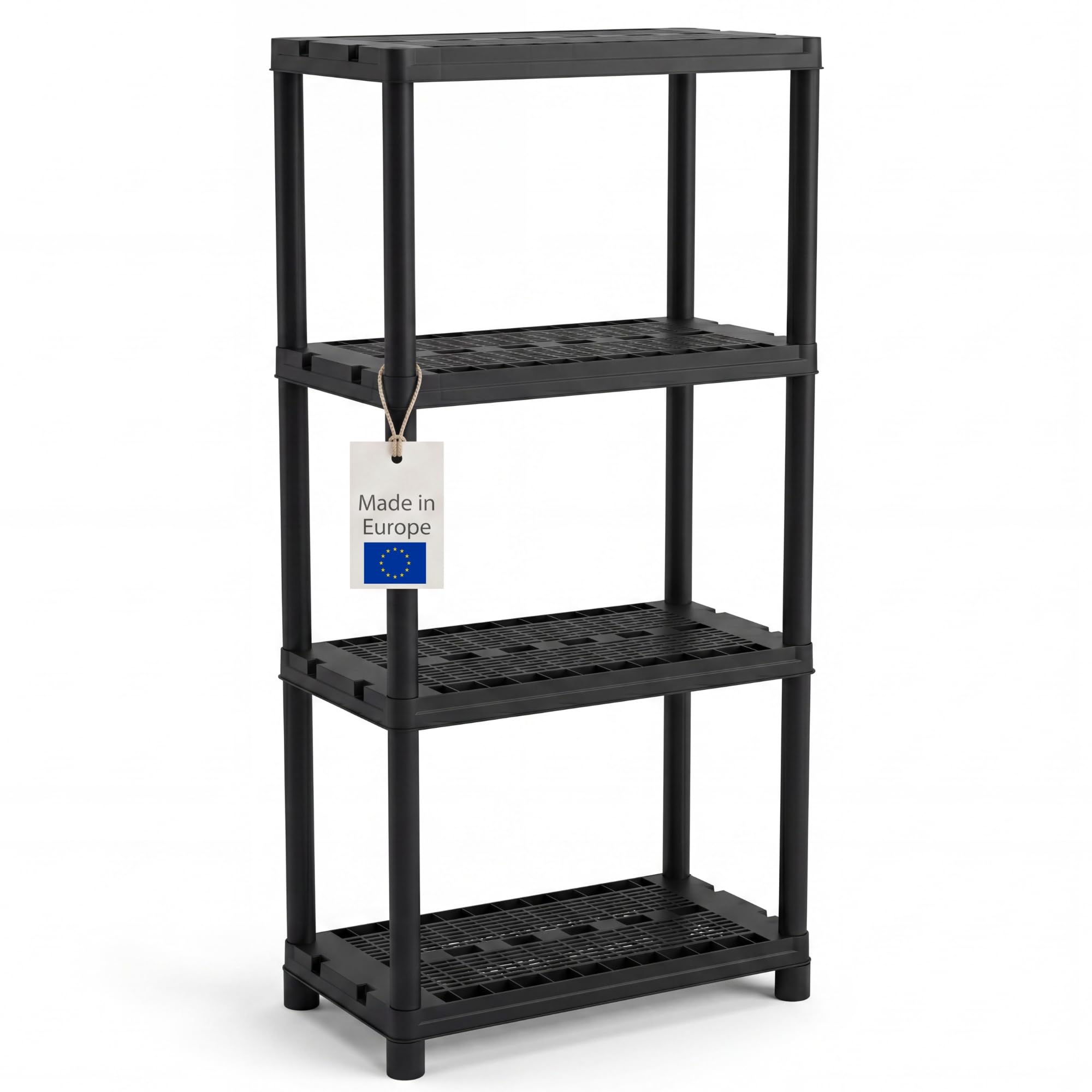 BigDean Lot de 1 étagères pour Charges Lourdes - Étagère de Rangement - 131 x 58 x 30 cm - Charge maximale : Environ 120 kg - 4 étagères