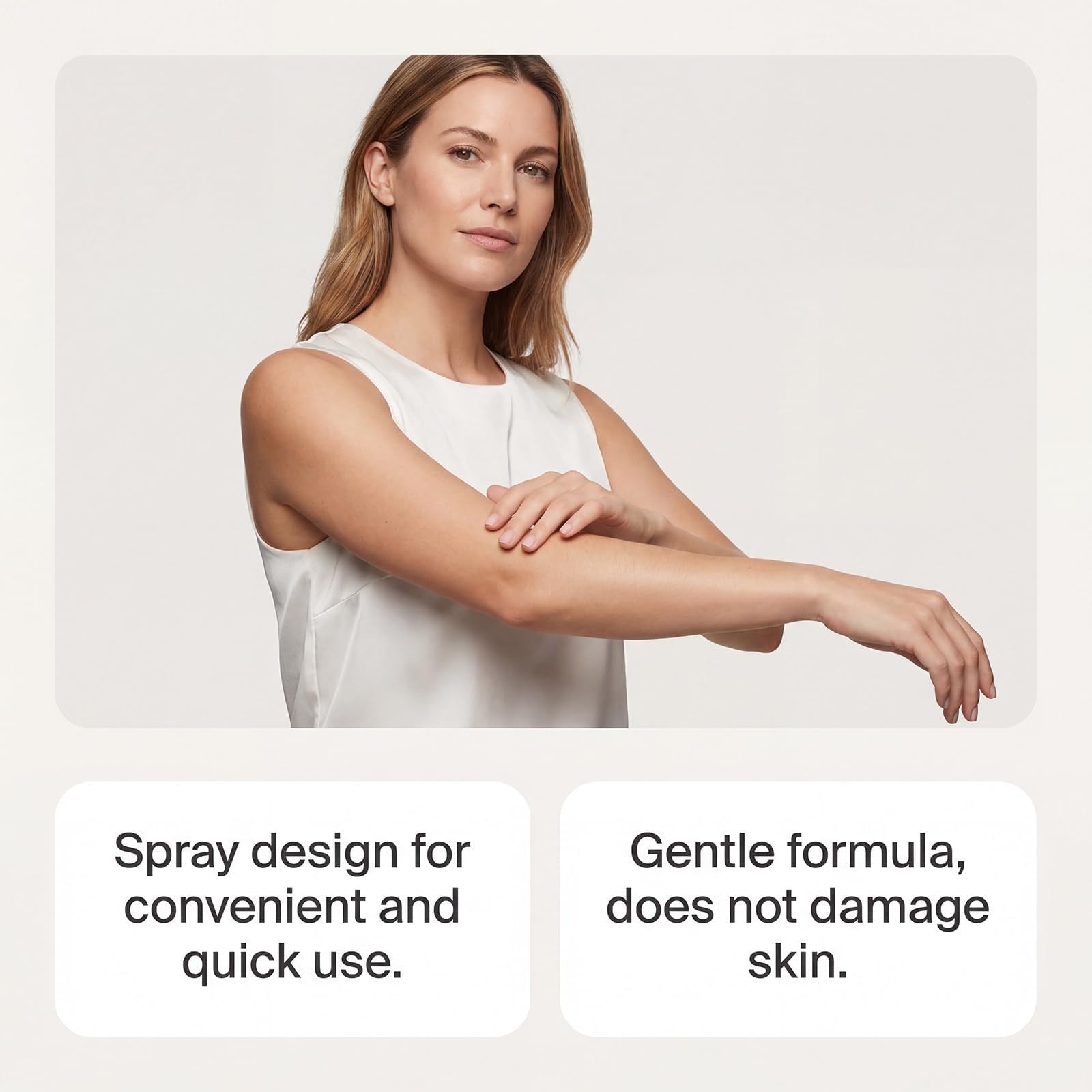 Crema spray depilatoria, delicata e impeccabile, con spatola, veloce ed efficace per la pelle liscia, ideale per donne e uomini con pelle sensibile. (1 pezzo)