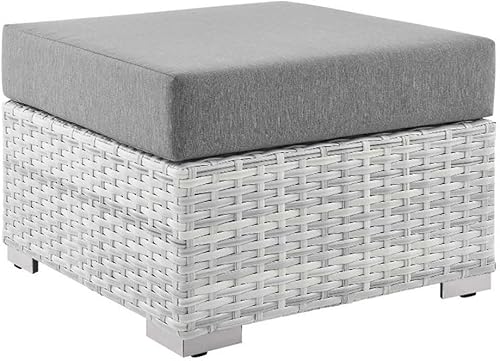 Miniatura 36 de Modway EEI-4302-LGR-GRY Sofá biplaza con brazo derecho, gris claro