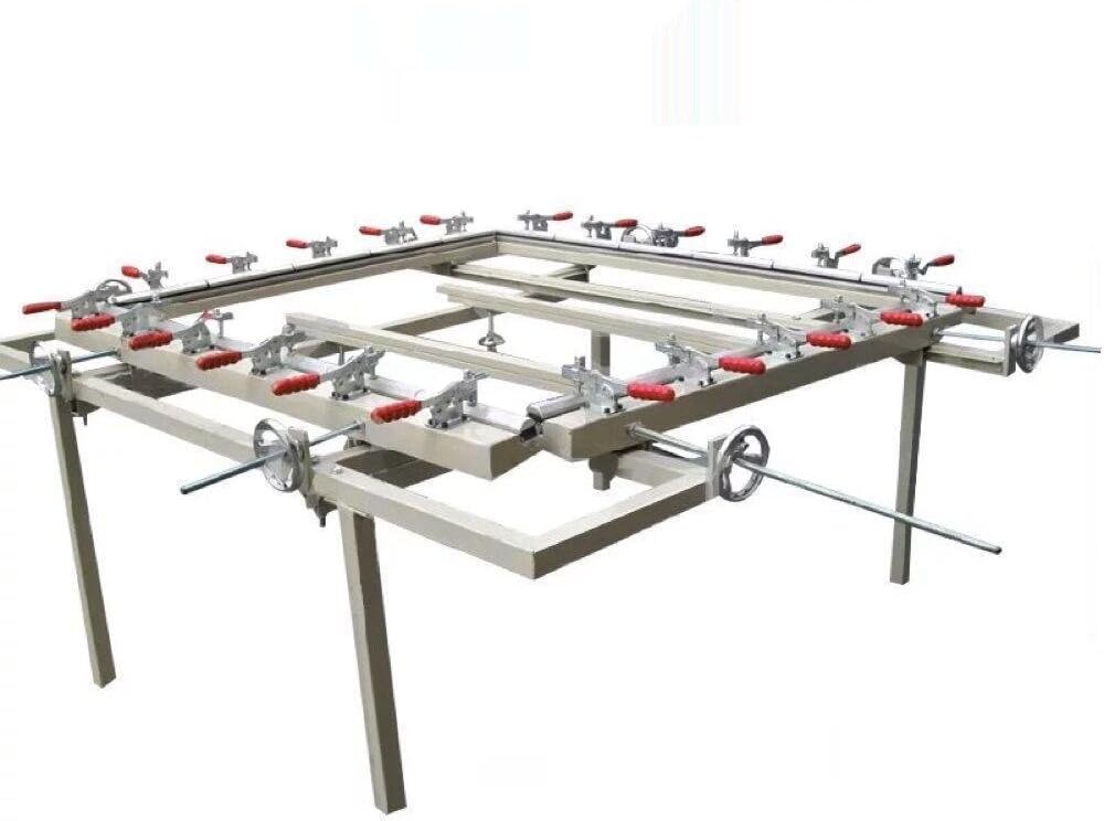 YLZ Manual Screen Stretching Machine Screen Printing Mesh Stretcher 90 * 120CM