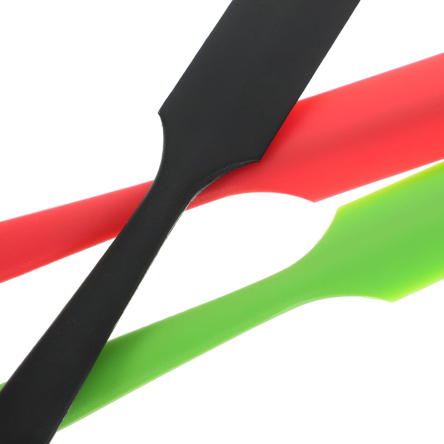 TEHAUX Silicone Cake Spatulas Set and Easy to Clean for Even Spreading 6pcs Long Cream Scraper and Butter Icing Smoother Tools Random Color for Baking and Decorating