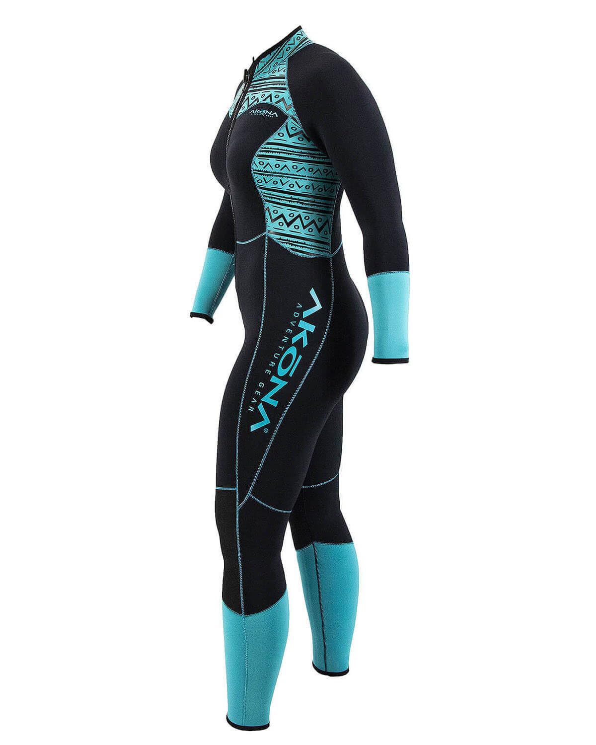AKONA 3mm Women's Quantum Stretch Front Zip Fullsuit (07)