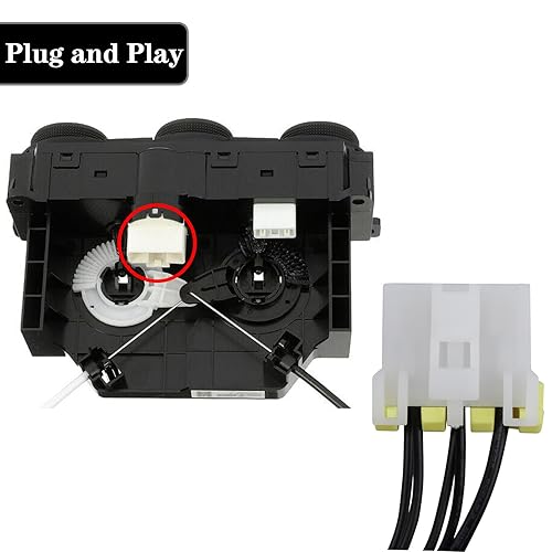 Miniatura 3 de Enchufe manual de la unidad de control de CA del calentador para Subaru Forester 2014-2017 Impreza 2012-2017 Crosstrek 2013-2017 WRX 2015-2017,